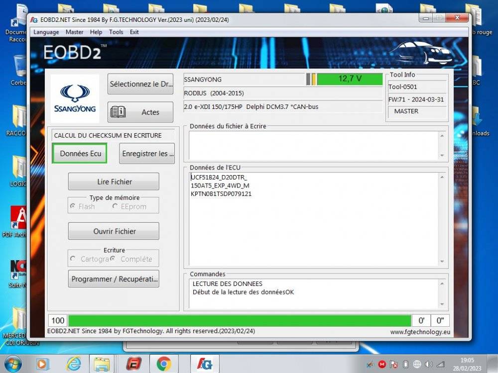 Réparation électronique et reprog moteur ssangyong rodius